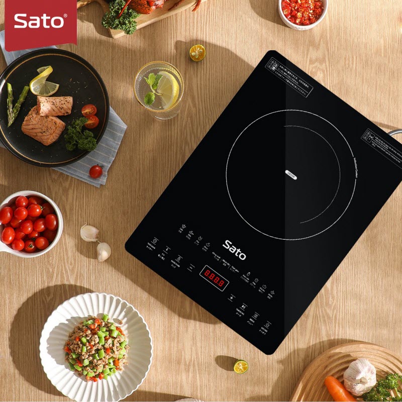 Bếp từ đơn SATO BT061/081 (Tặng nồi lẩu inox) 5 Bếp từ đơn SATO BT061/081 (Tặng nồi lẩu inox) 5