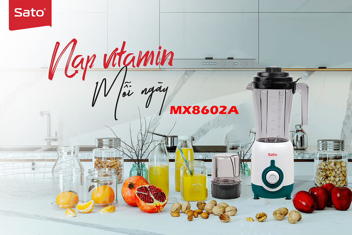 Máy xay sinh tố Sato MX8602A 2