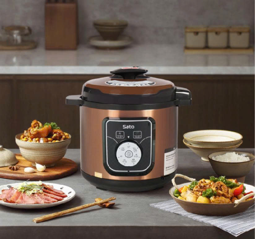 Nồi áp suất đa năng Sato 6AS035/039 6.0L 2
