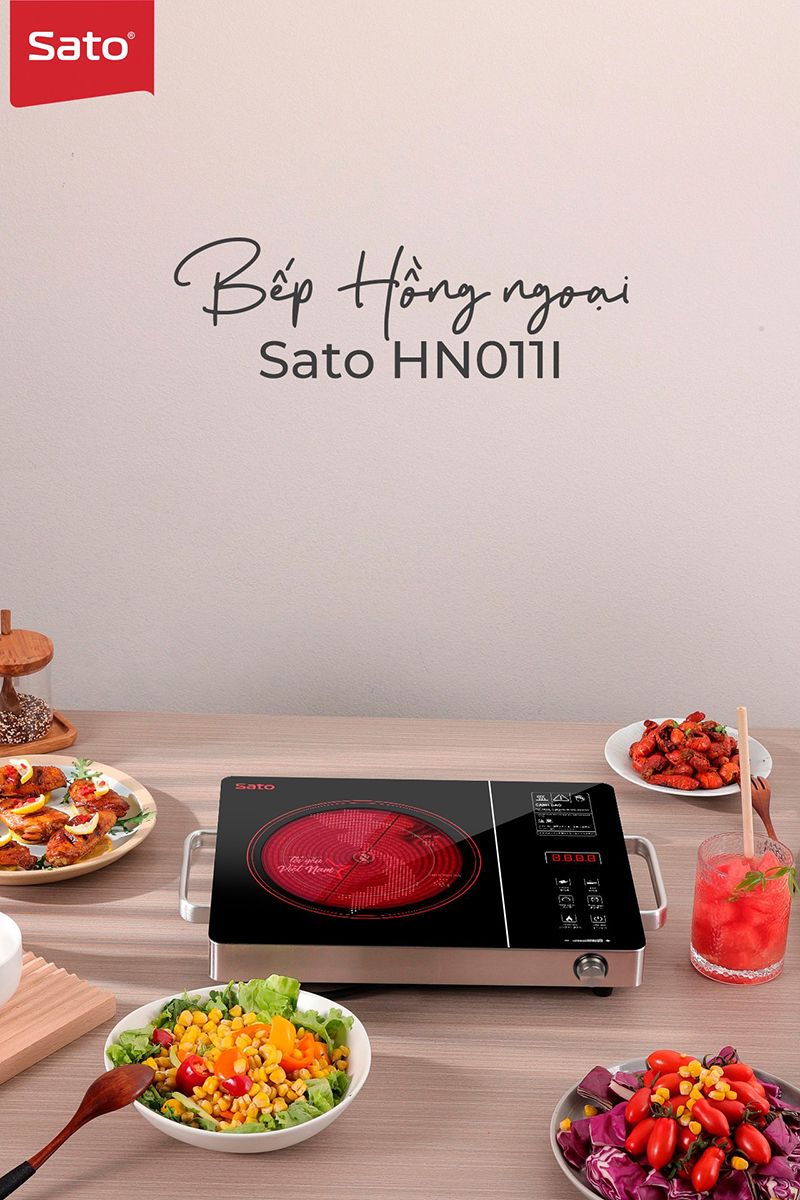 Bếp Hồng ngoại đơn Sato HN011I