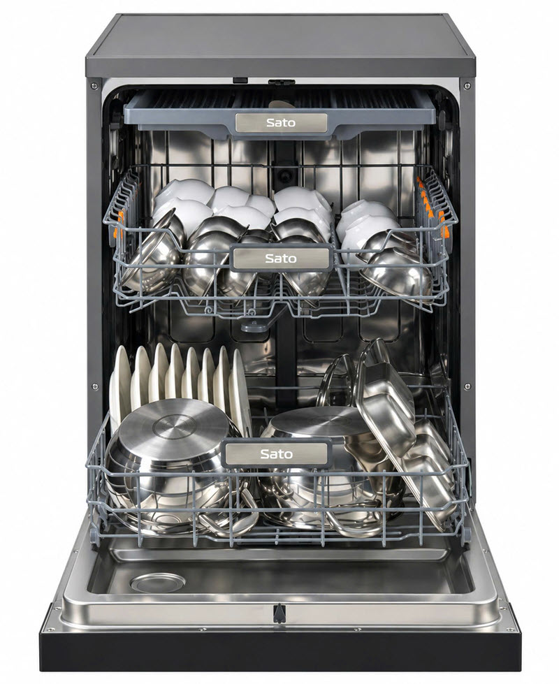 Máy Rửa Bát Độc Lập Sato VN-16DW01ST 4