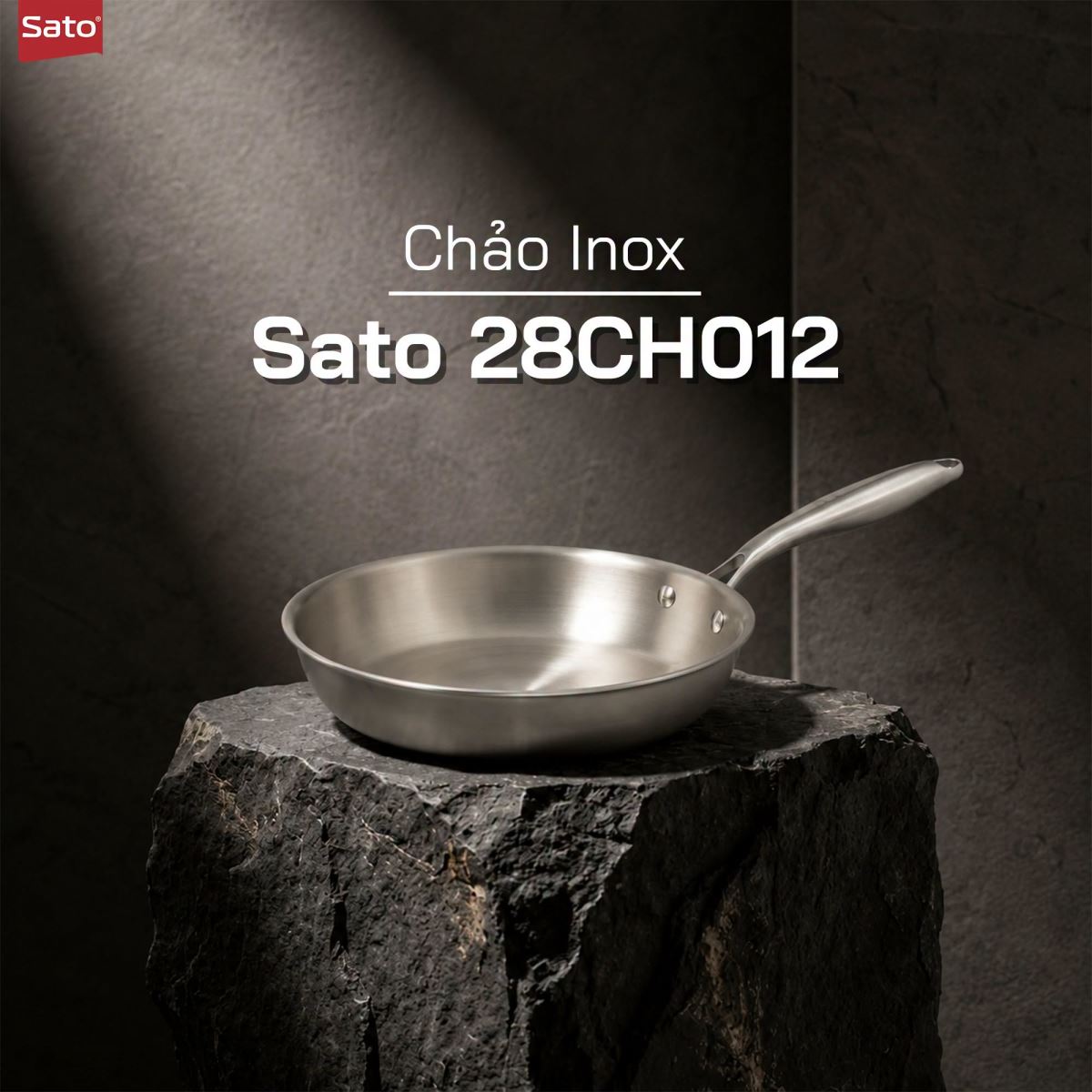 Chảo Inox Sato 28CH012 28cm i1