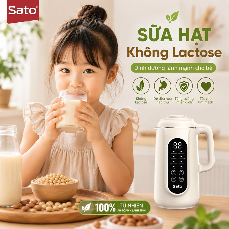 Máy Làm Sữa Hạt Sato 12SH86 3