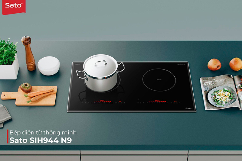 Bếp điện từ thông minh Sato - Sản phẩm thiết yếu của căn bếp hiện đại