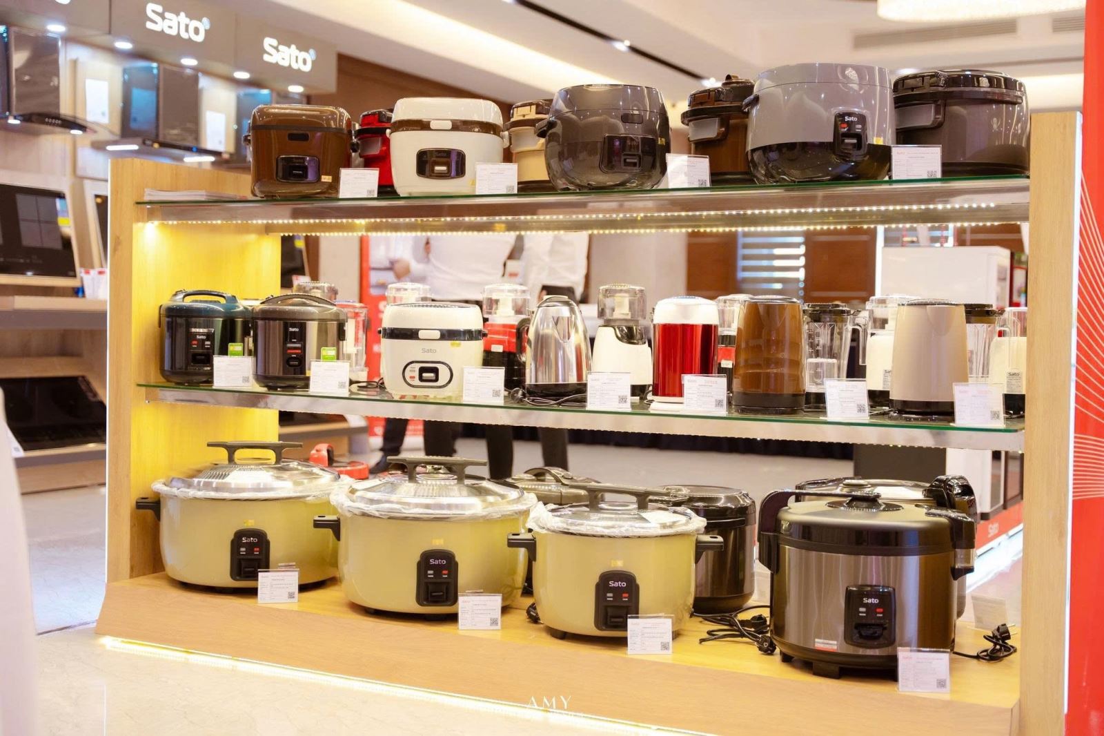 nồi cơm điện công nghiệp sato