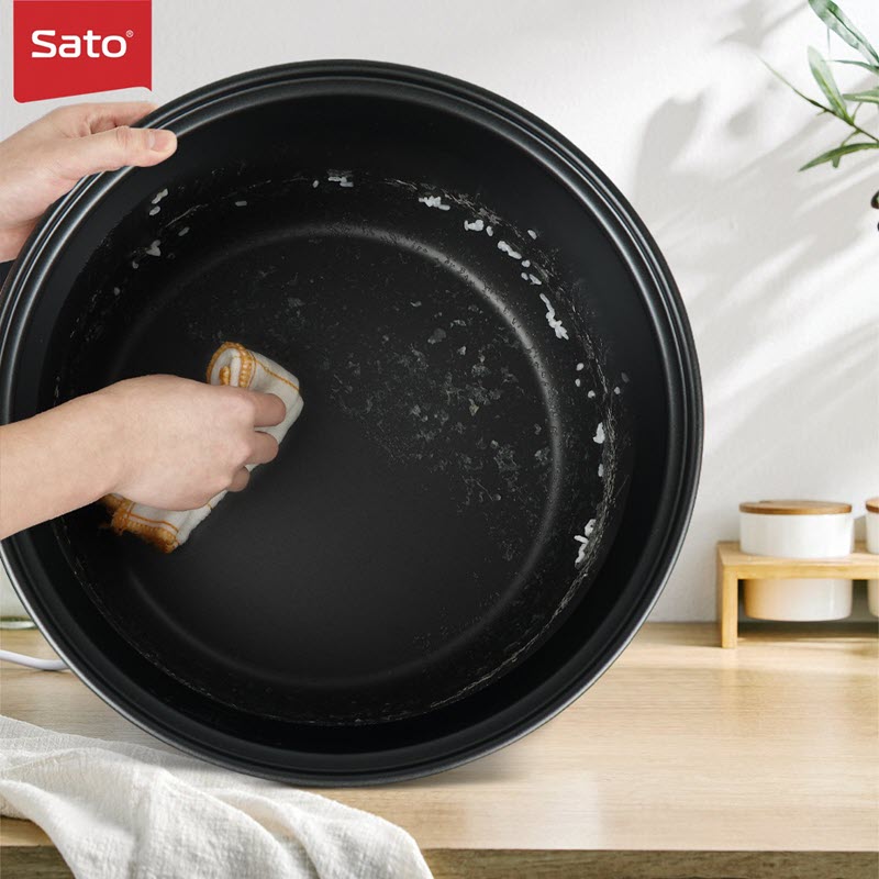 Nồi cơm điện công nghiệp Sato 12L chống dính